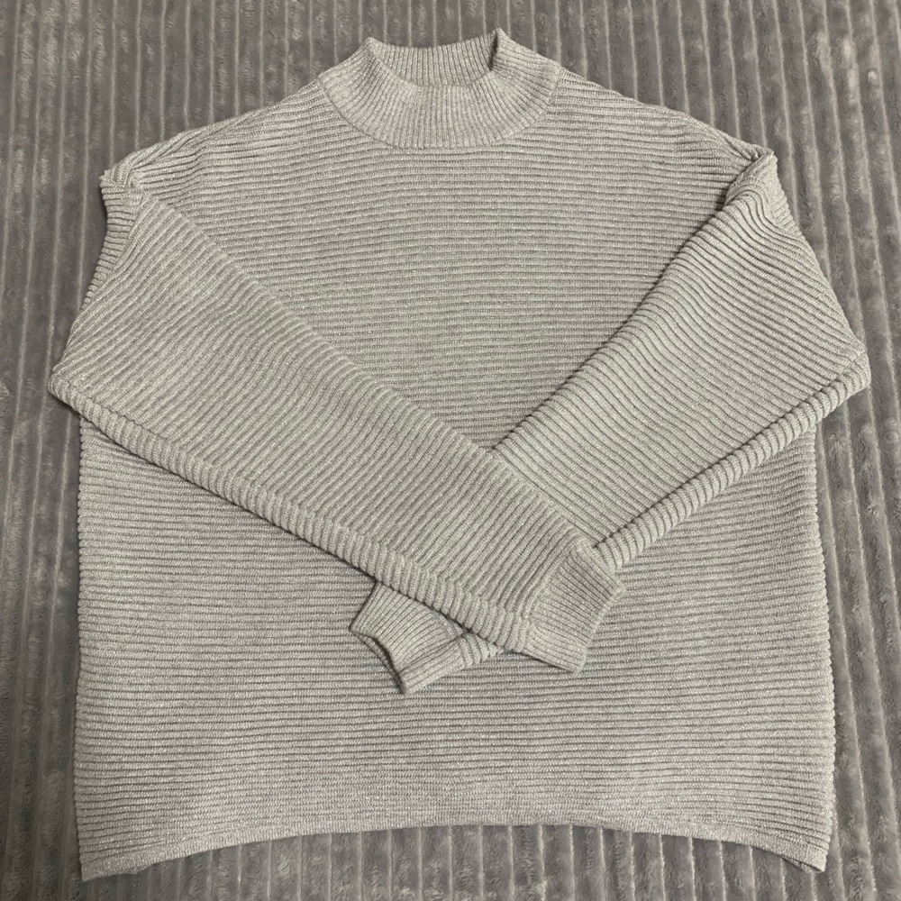 H&M Boxy Mock Turtleneck Sweater